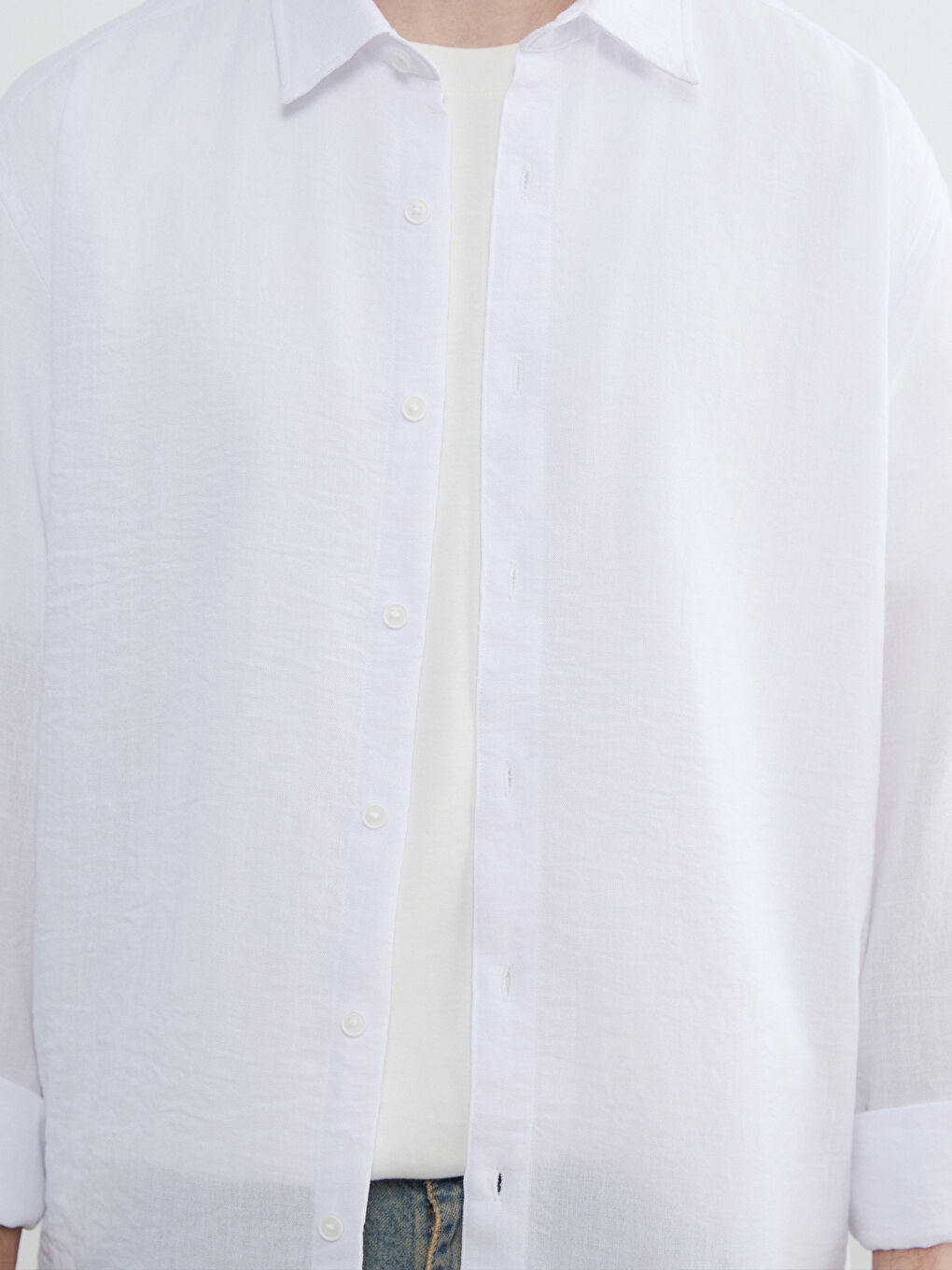 Muškarac BIJELA Košulja-2