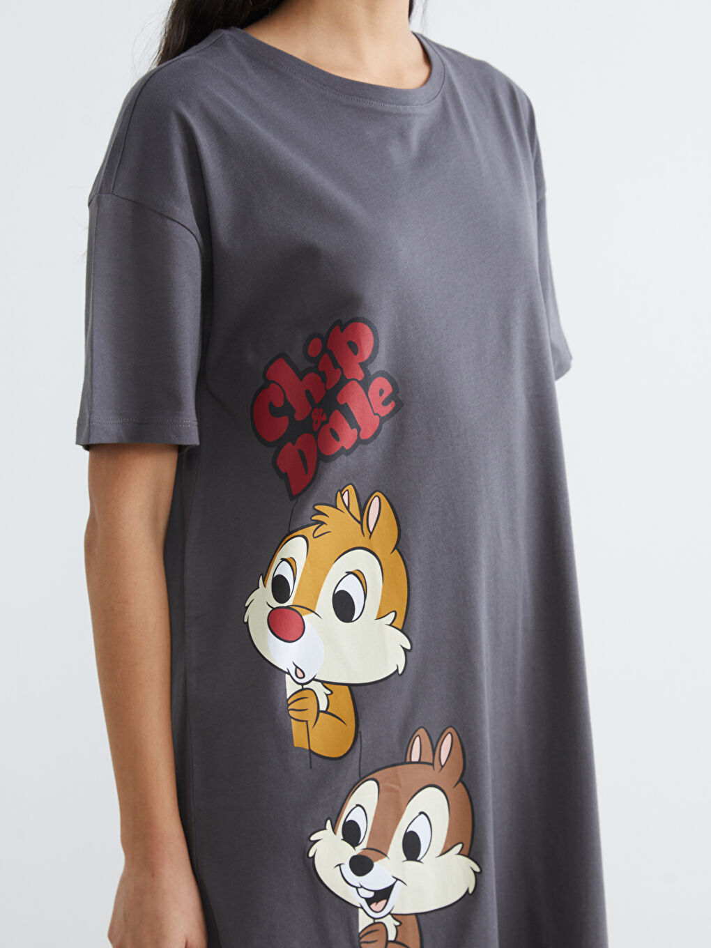 Әйелдер сұр Түнгі көйлек-2