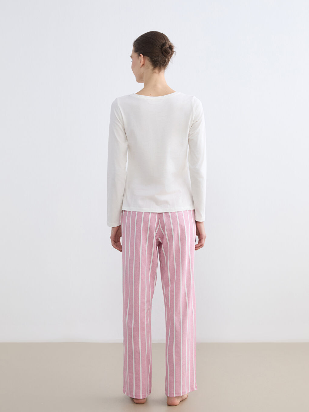 Žena RUŽIČASTA Pidžama set-3