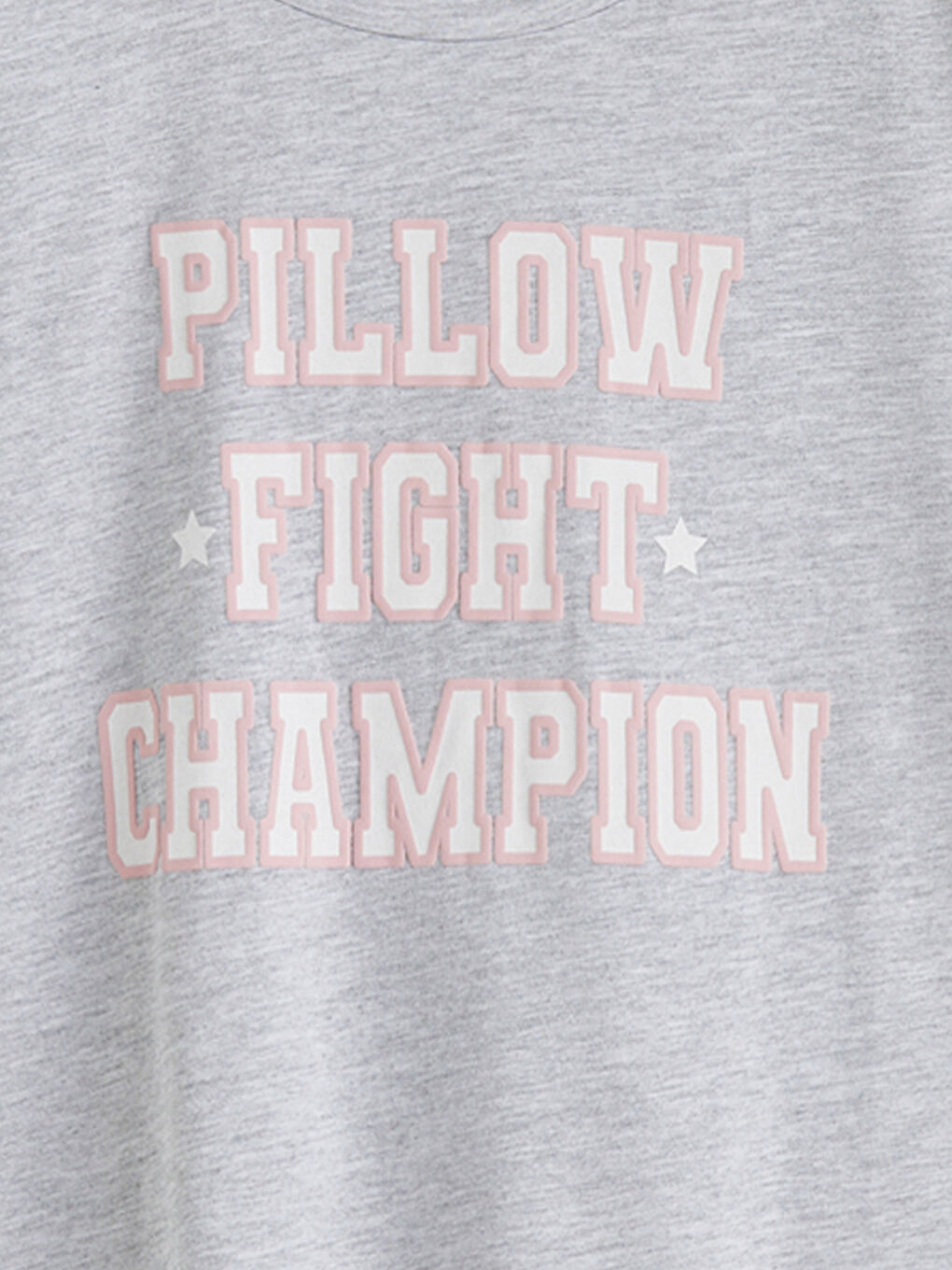 Pembe Bisiklet Yaka Baskılı Kadın Şortlu Pijama Takımı-2