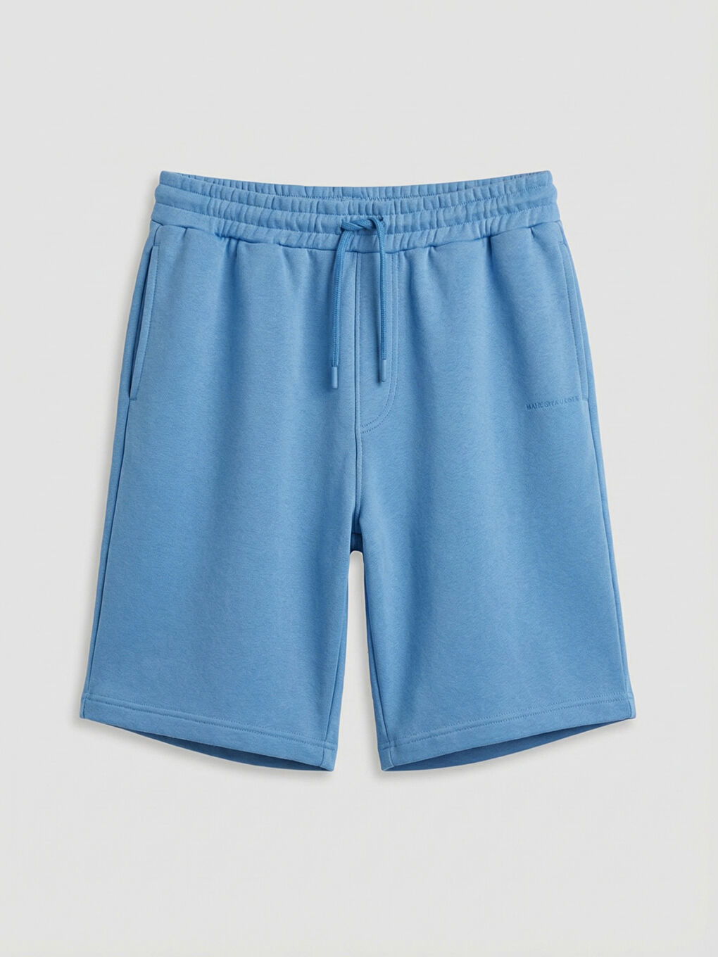 Mavi Standart Kalıp Erkek Şort-4