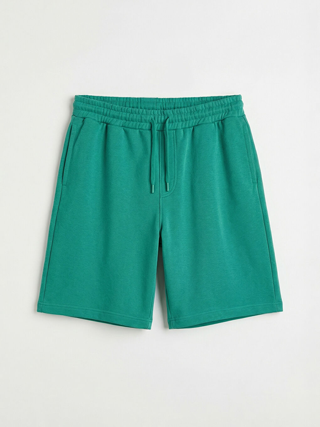 Yeşil Standart Kalıp Erkek Şort-4