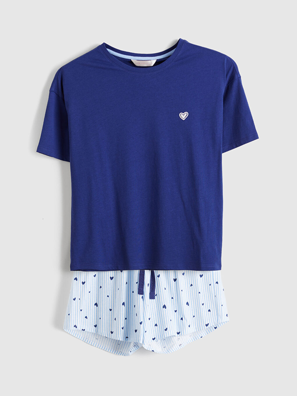 Set de pijamale scurte ALBASTRU Femeie-4