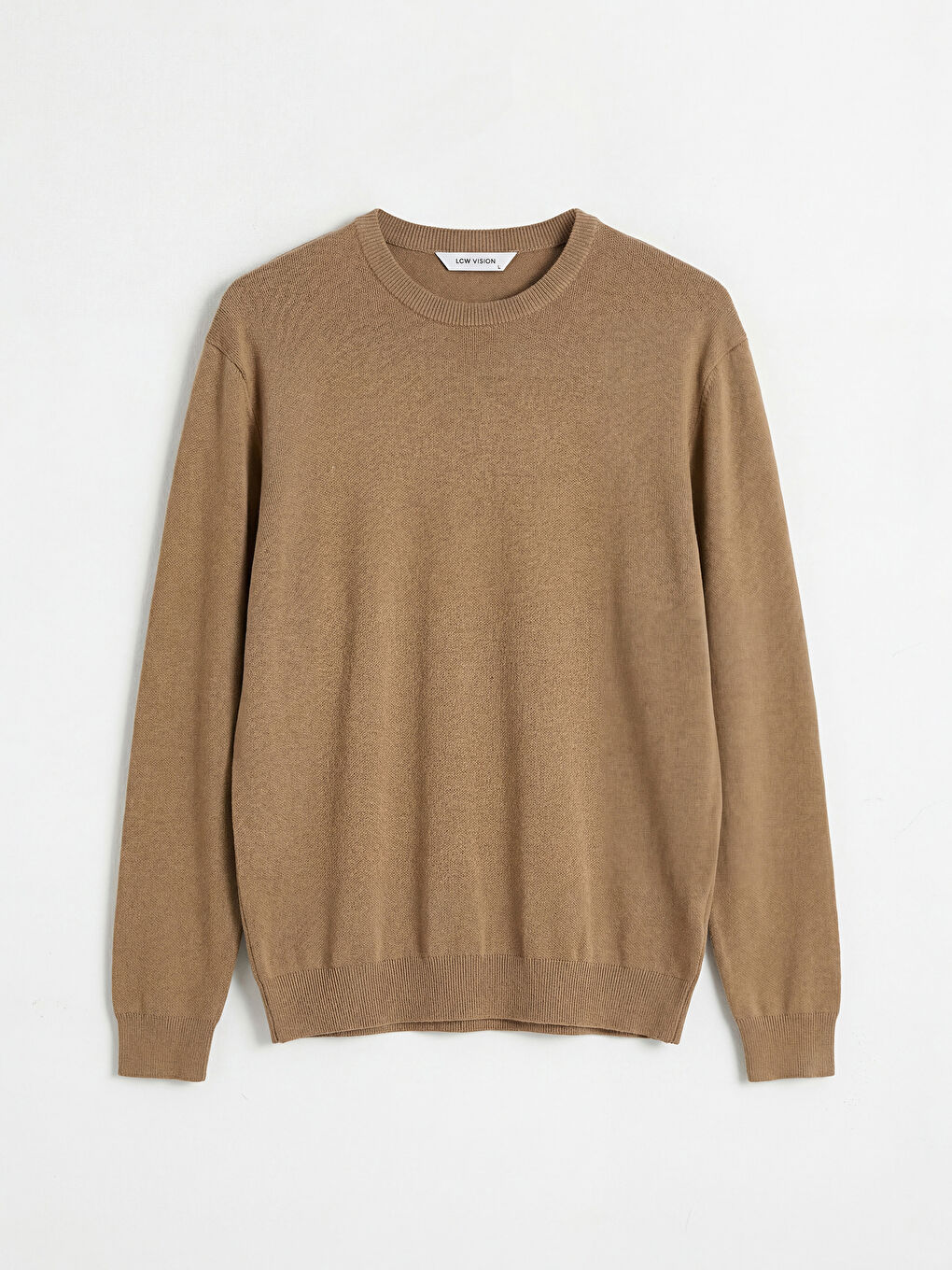 Haki Bisiklet Yaka Erkek Triko Kazak-1