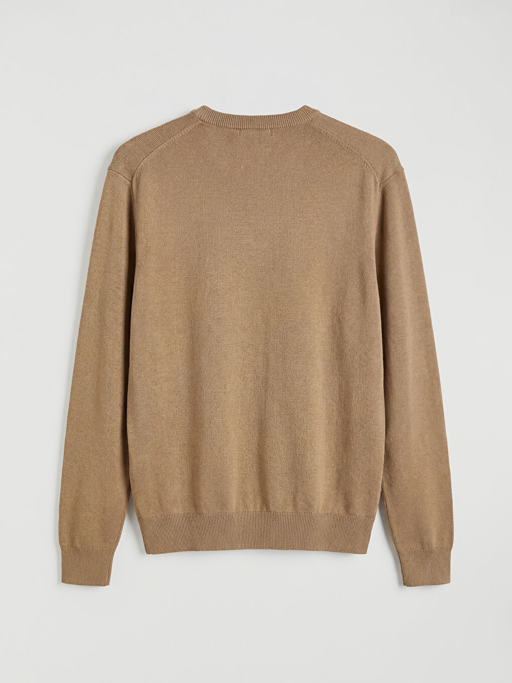 Haki Bisiklet Yaka Erkek Triko Kazak-3