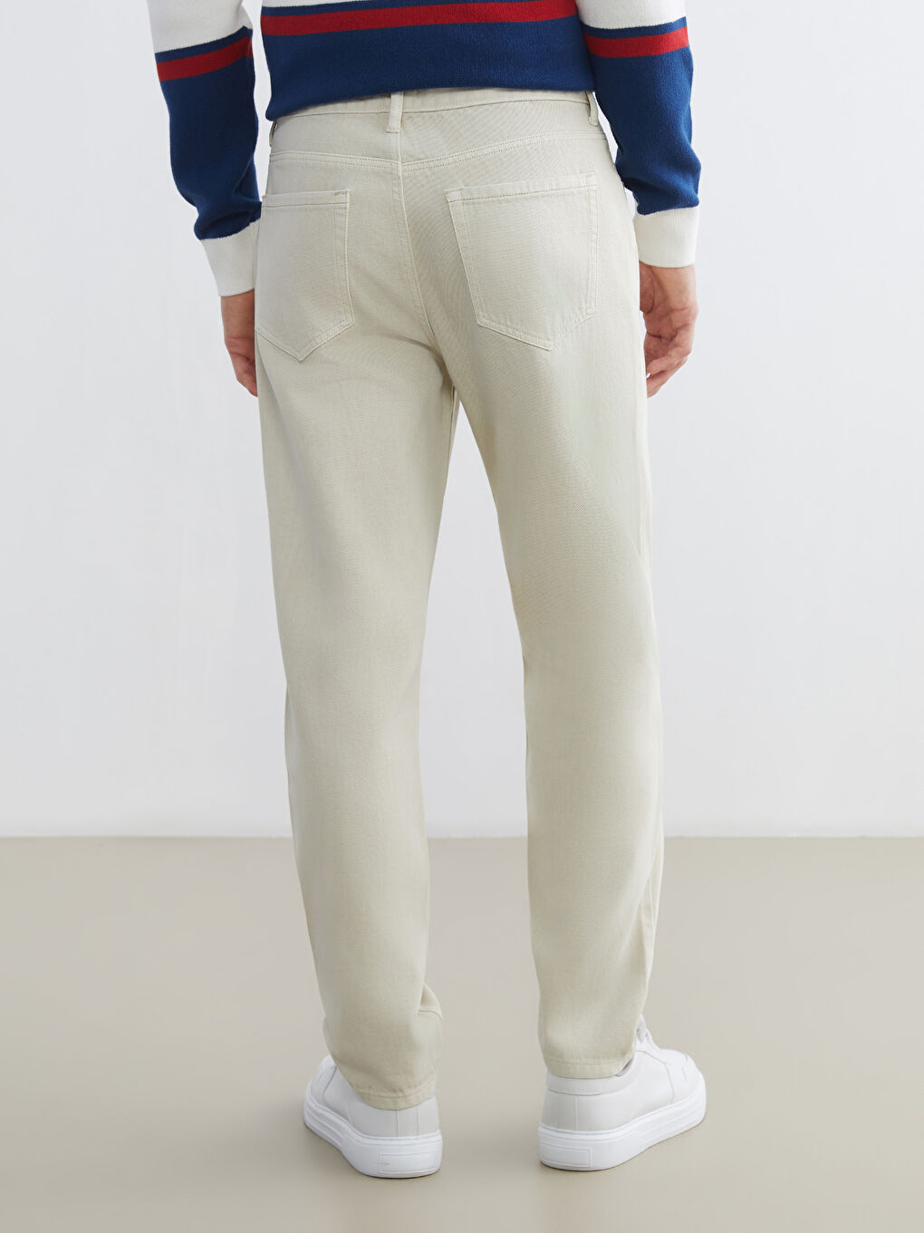 Yeşil Loose Fit  Erkek Jean Pantolon-3