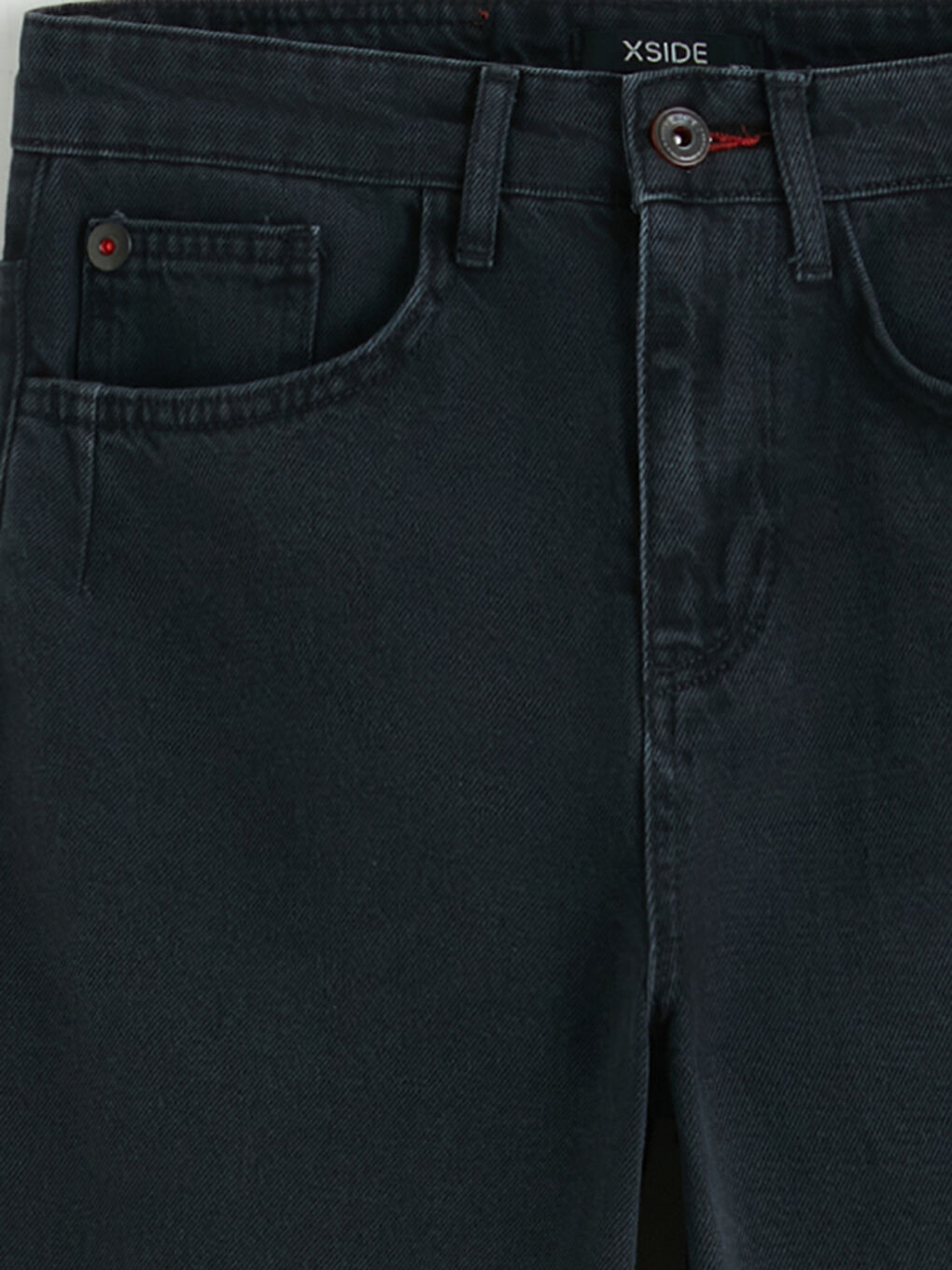 Siyah Baggy Fit Erkek Jean Pantolon-8