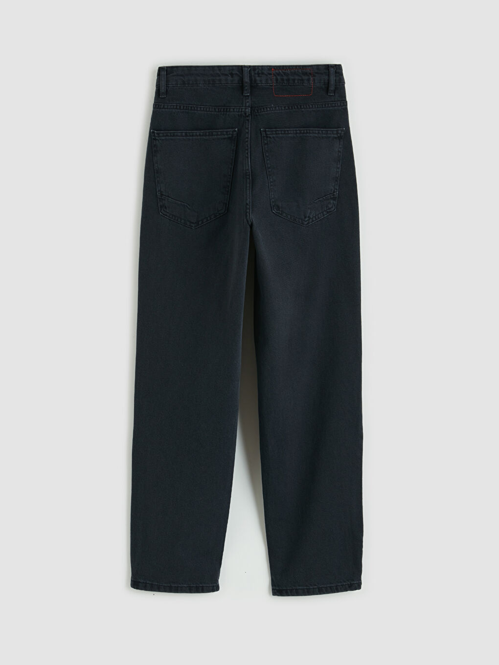 Siyah Baggy Fit Erkek Jean Pantolon-7