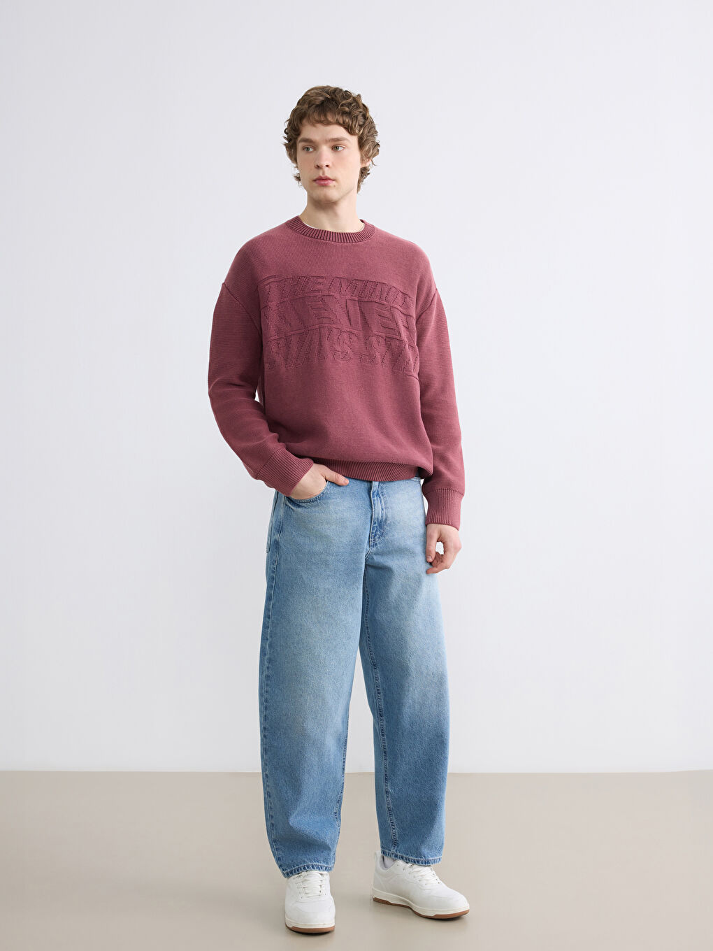 İndigo Balloon Fit Erkek Jean Pantolon