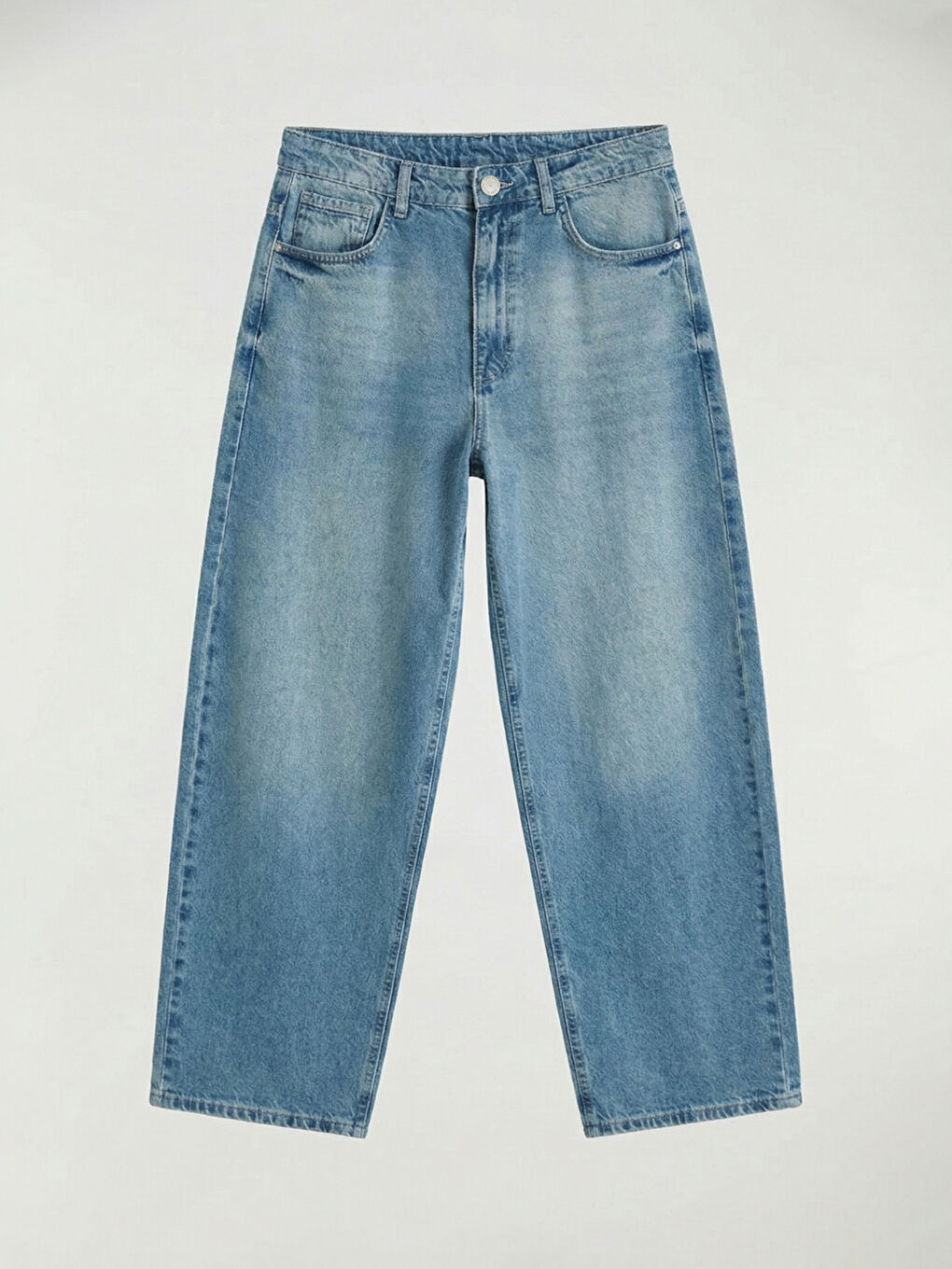 İndigo Balloon Fit Erkek Jean Pantolon-4