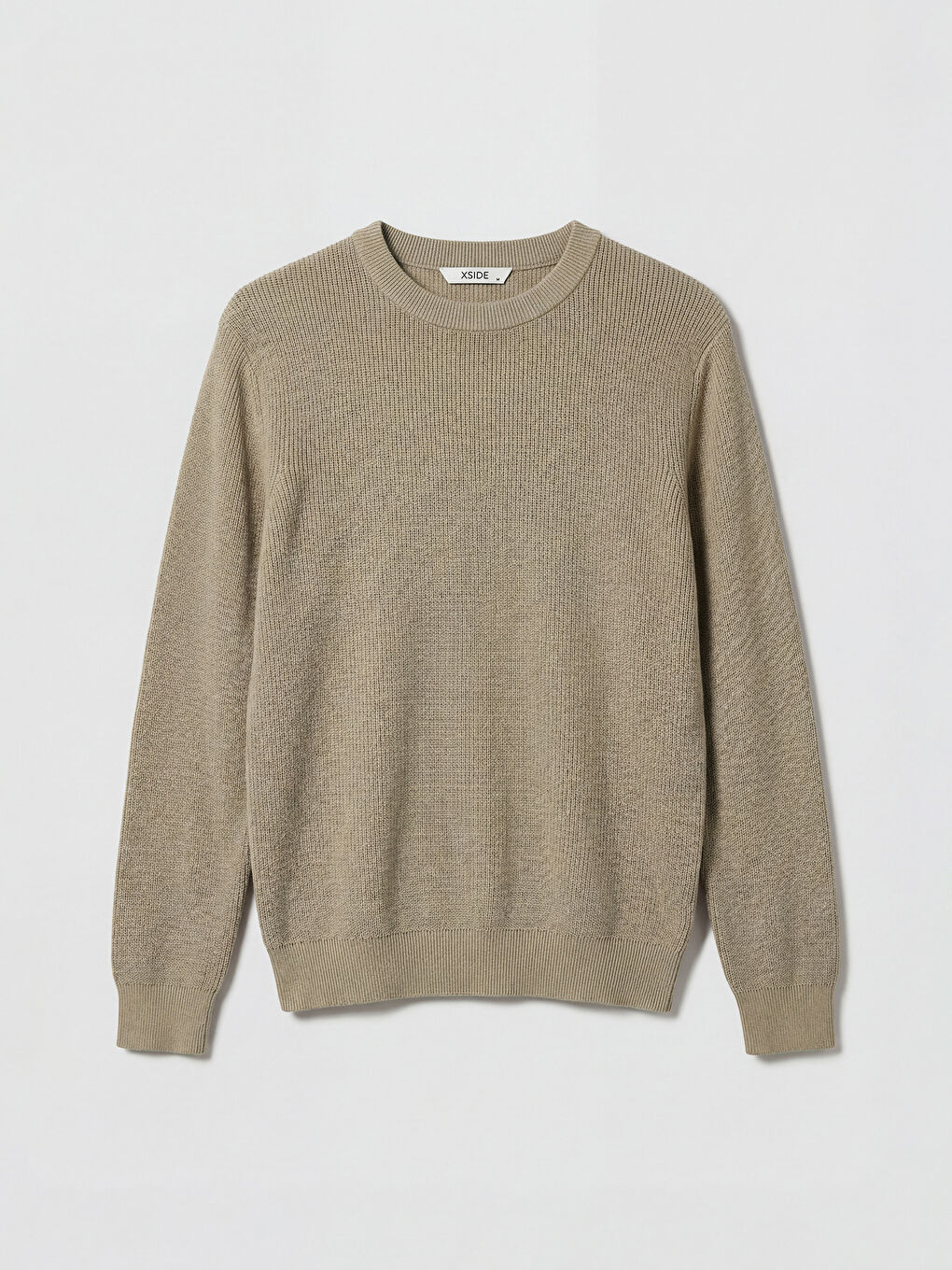 Haki Bisiklet Yaka Erkek Triko Kazak