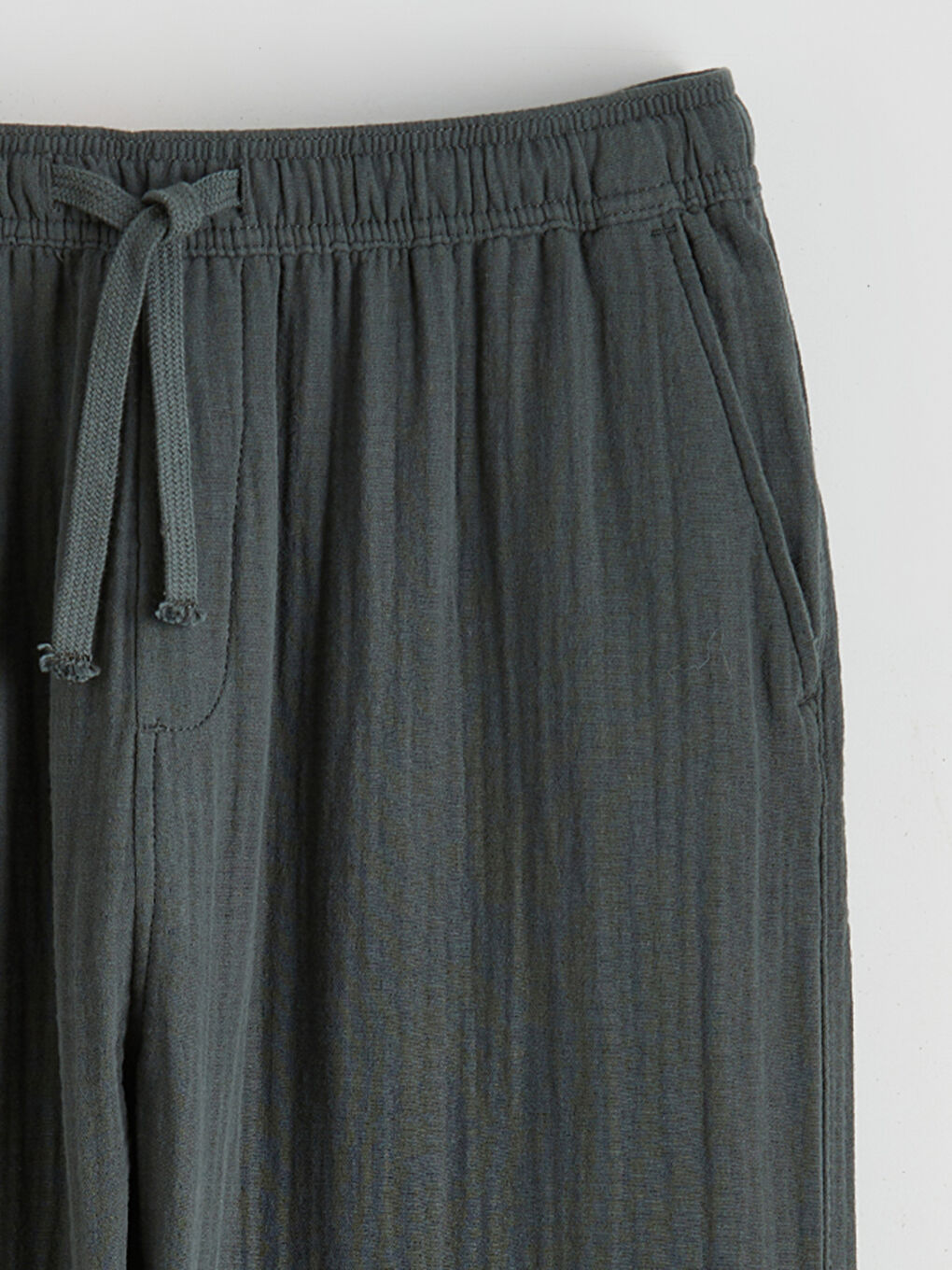 Yeşil Loose Fit Erkek Pantolon-7