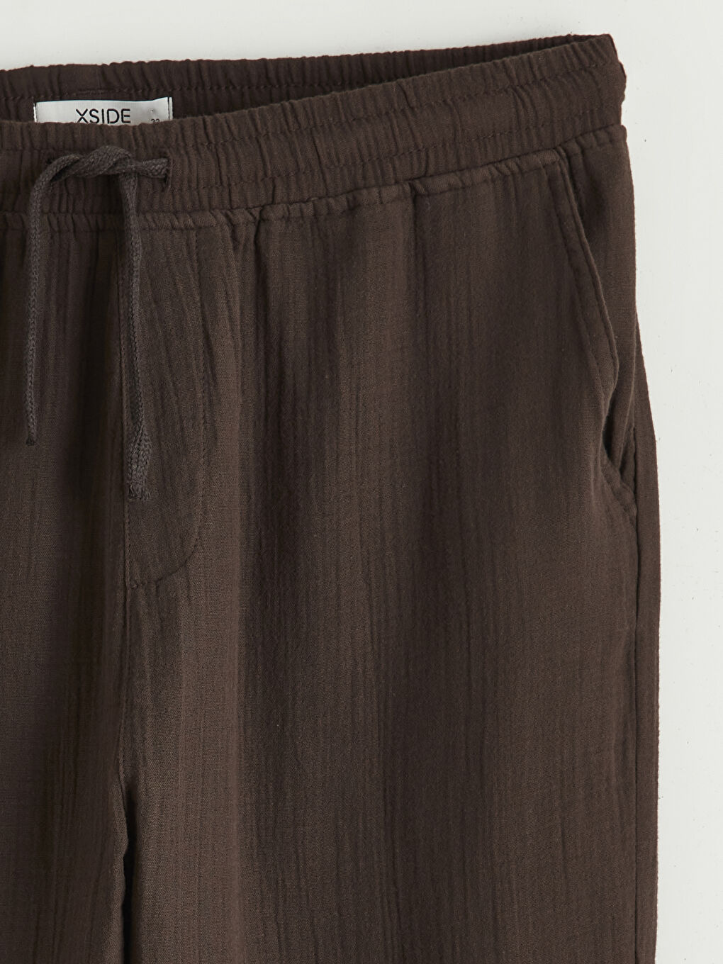 Kahverengi Loose Fit Erkek Pantolon-5