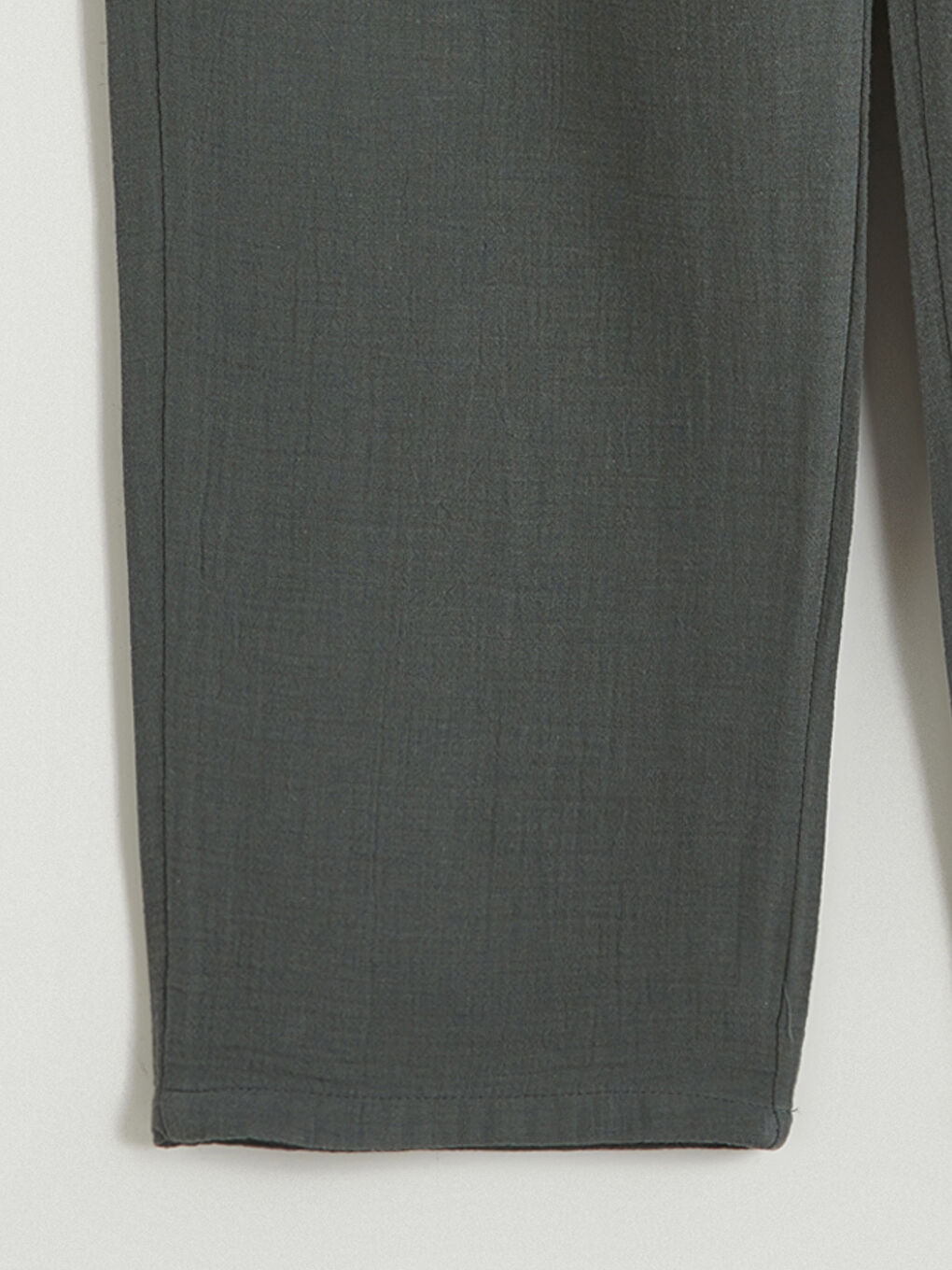 Yeşil Loose Fit Erkek Pantolon-6