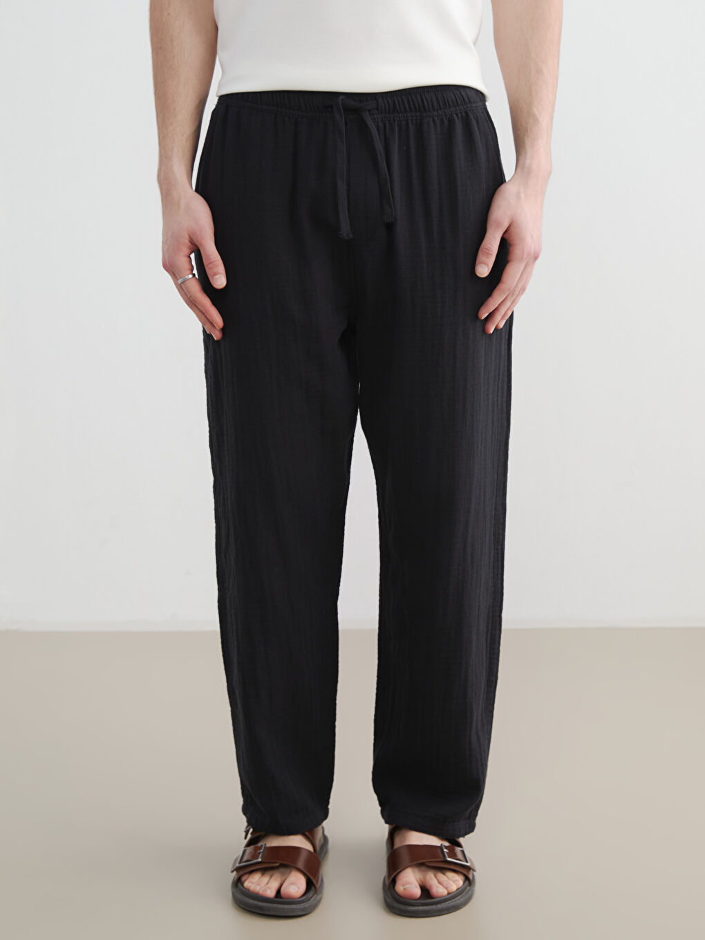 Men's Loose Fit Trousers-3