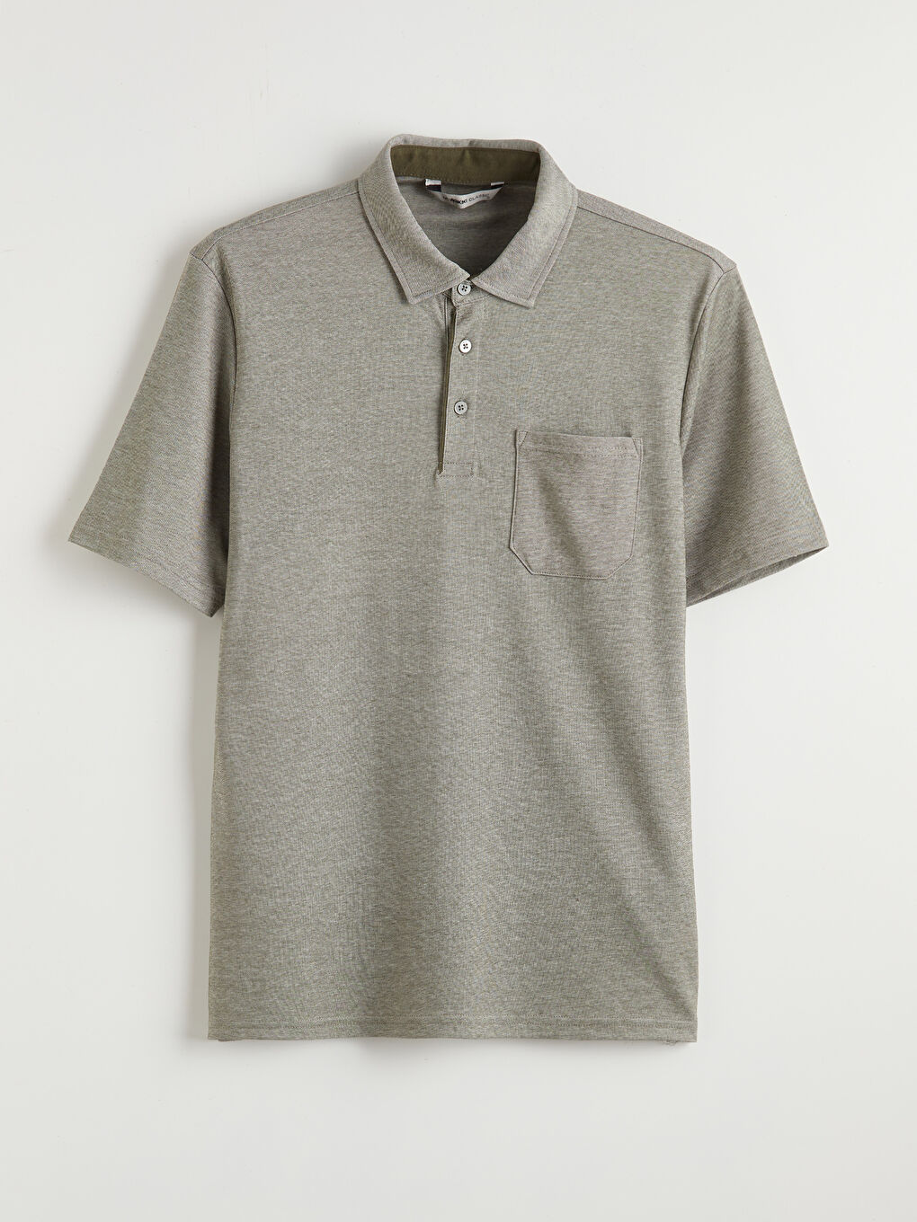 Yeşil Polo Yaka Erkek Tişört