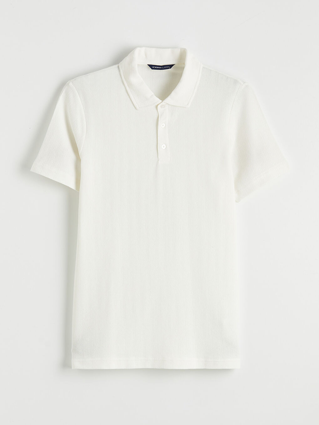 Ekru Polo Yaka Erkek Tişört-4