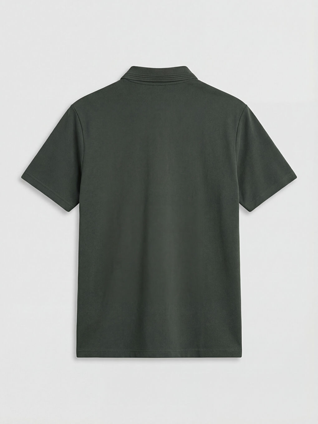 Yeşil Polo Yaka Pike Erkek Tişört-1