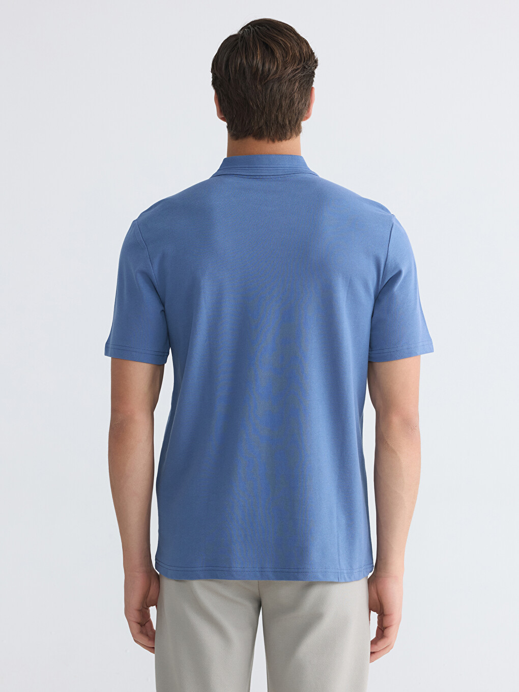 Polo Collar Pique Men's T-Shirt-3