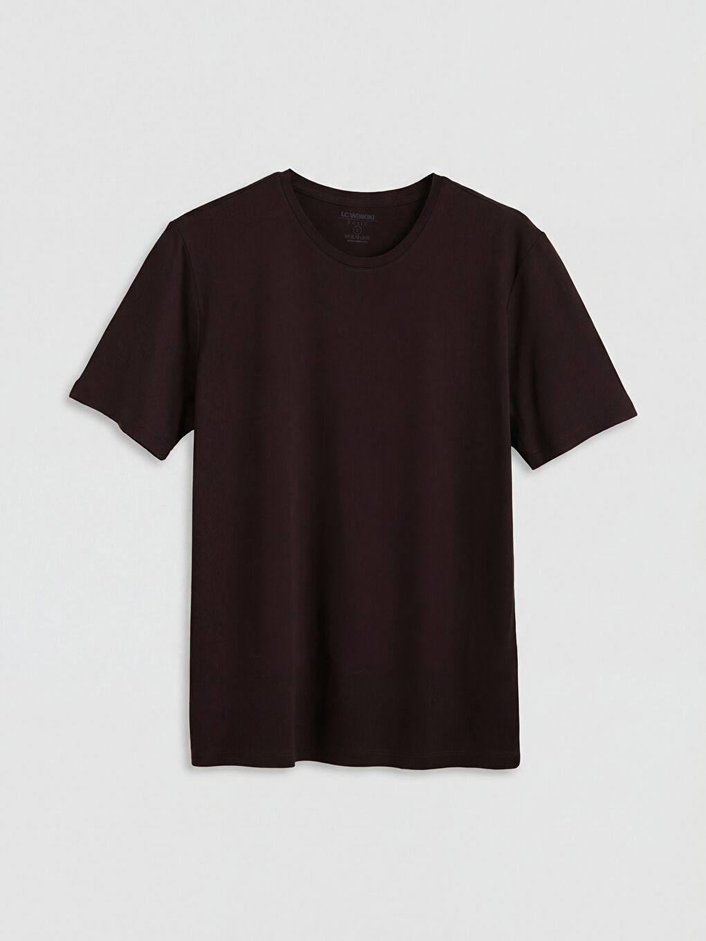 Mürdüm Bisiklet Yaka Erkek Soft Touch Tişört