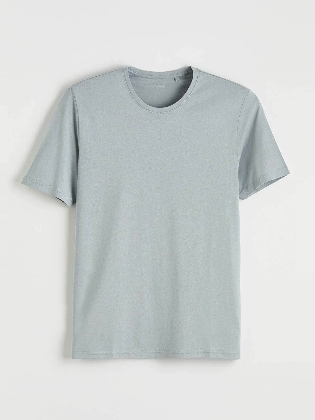 Yeşil Bisiklet Yaka Erkek Soft Touch Tişört-4