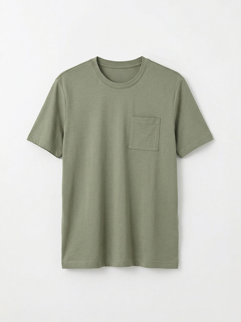 Мъжка тениска с кръгло деколте-4