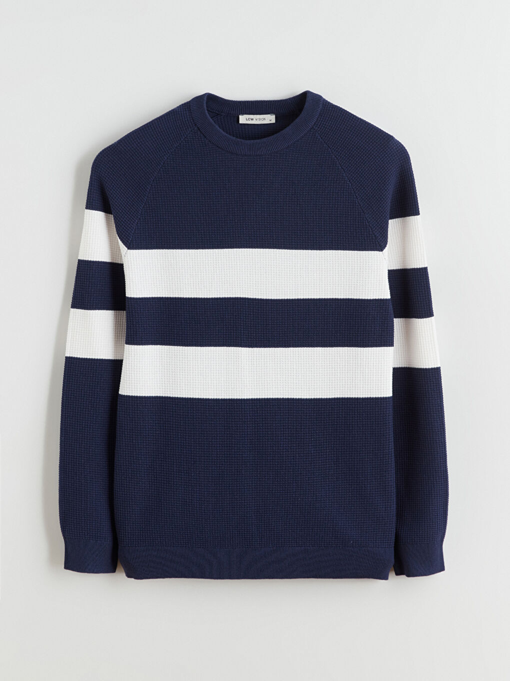 მამაკაცები მუქი ლურჯი სვიტერი-4