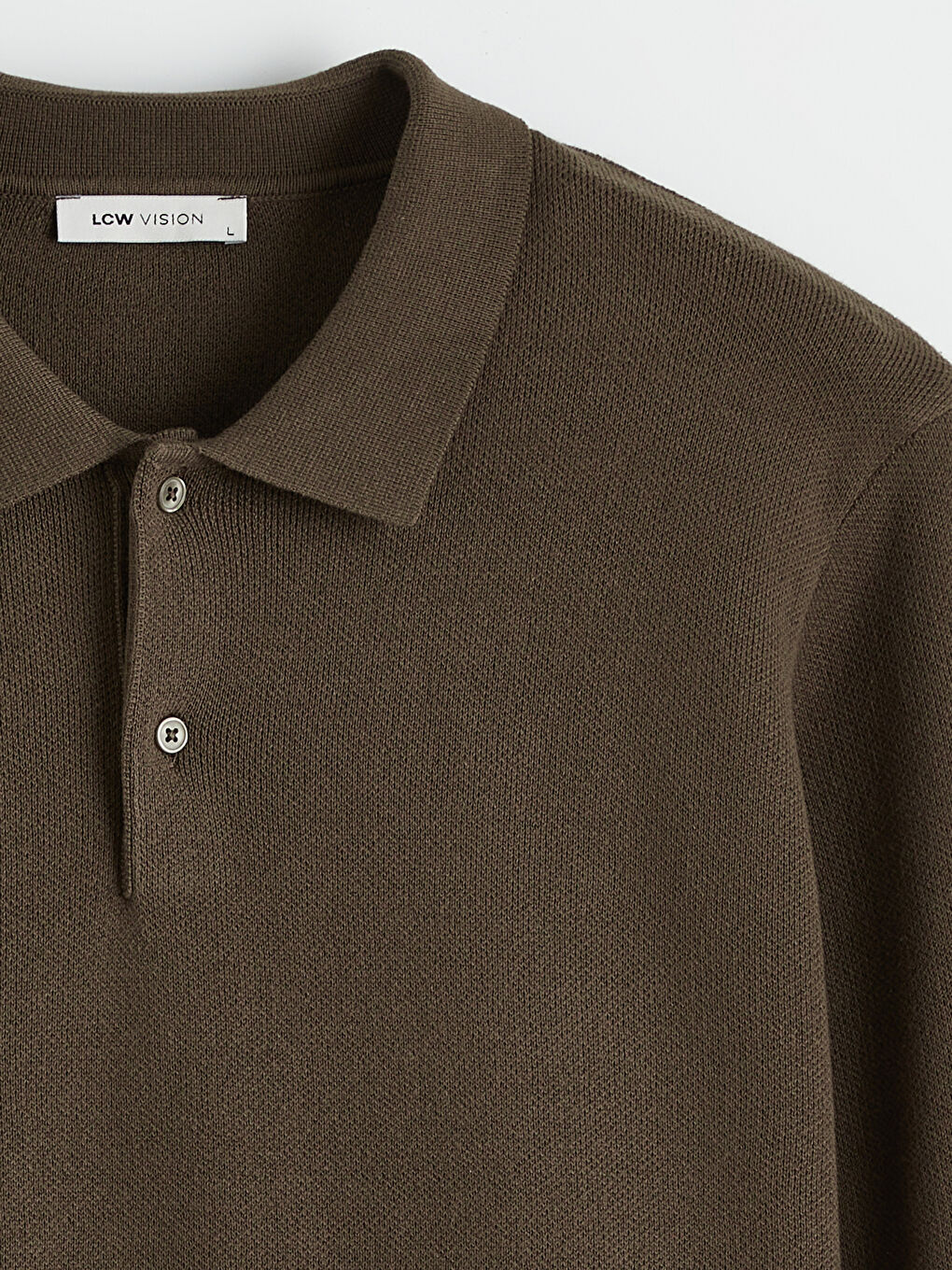 Men's Polo Neck Knit Sweater-5