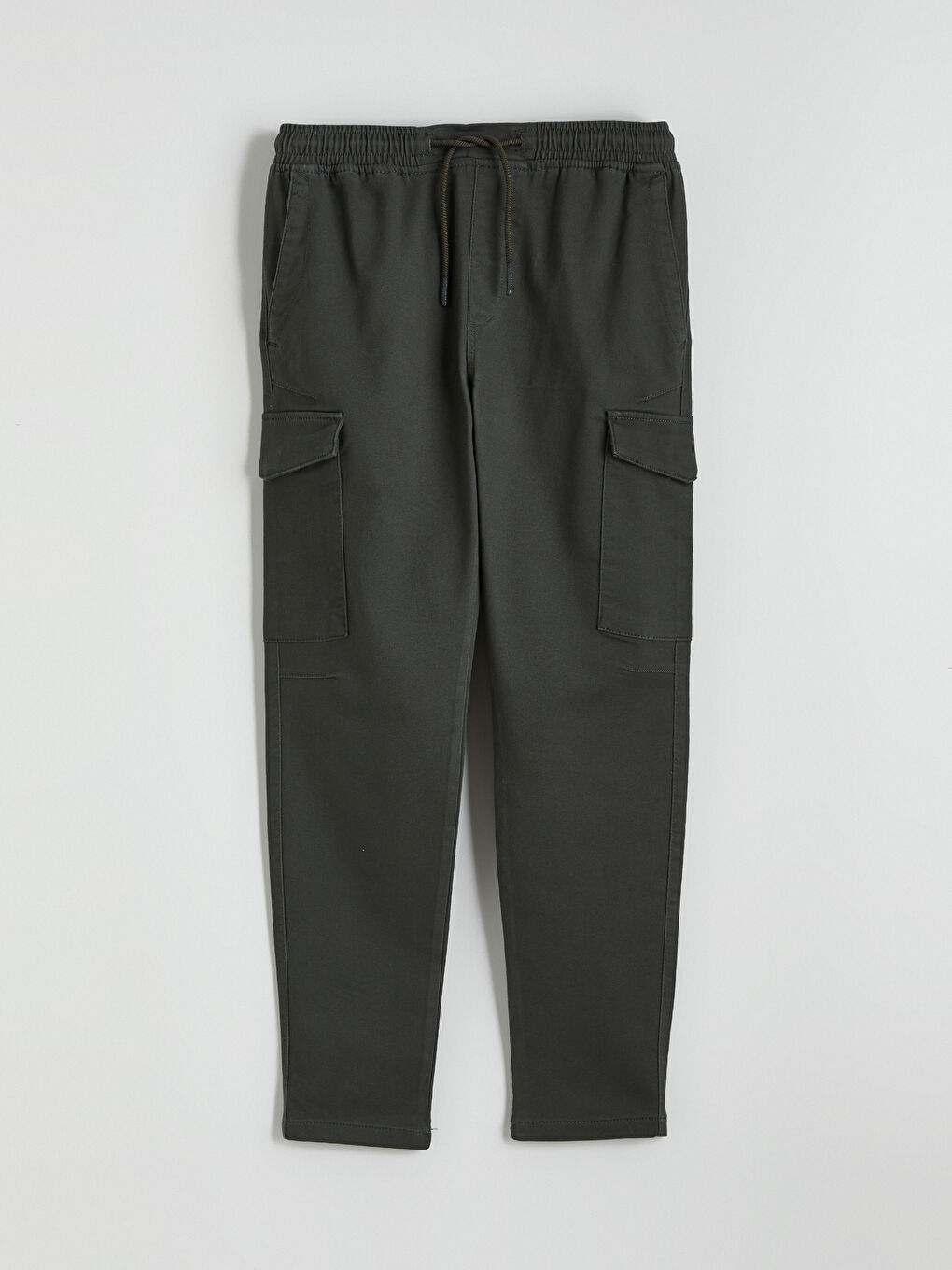 Man GREEN Cargo Trousers-4