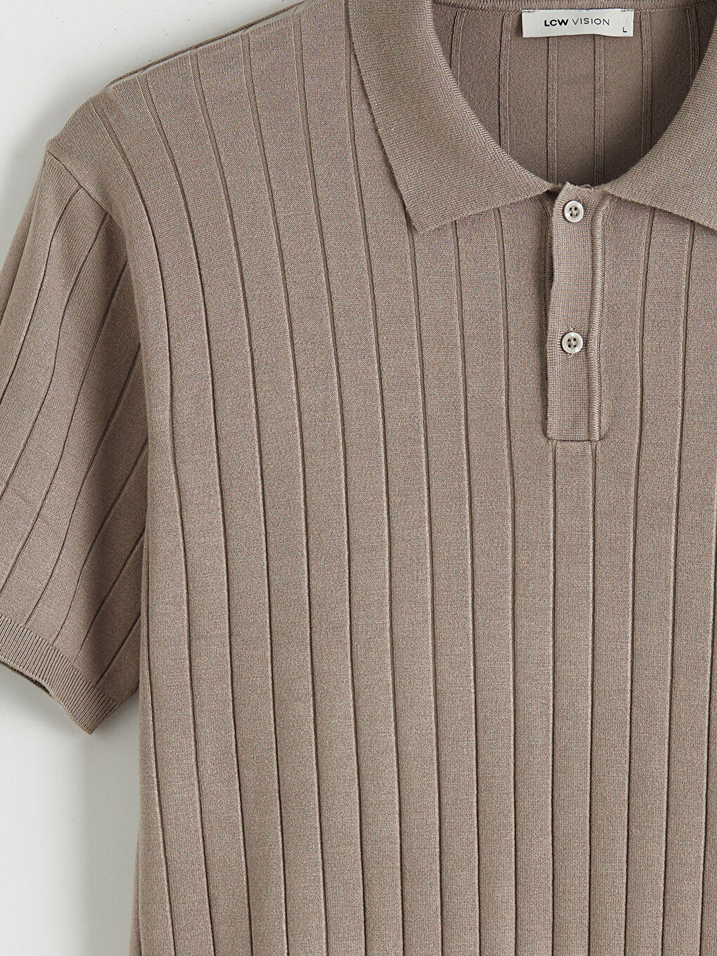 Поло яка Къс ръкав Пуловер Трико за мъже-5