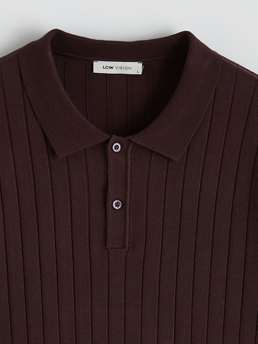 ерлерге арналған поло жағалы қысқа жең трикотаж жемпір-5