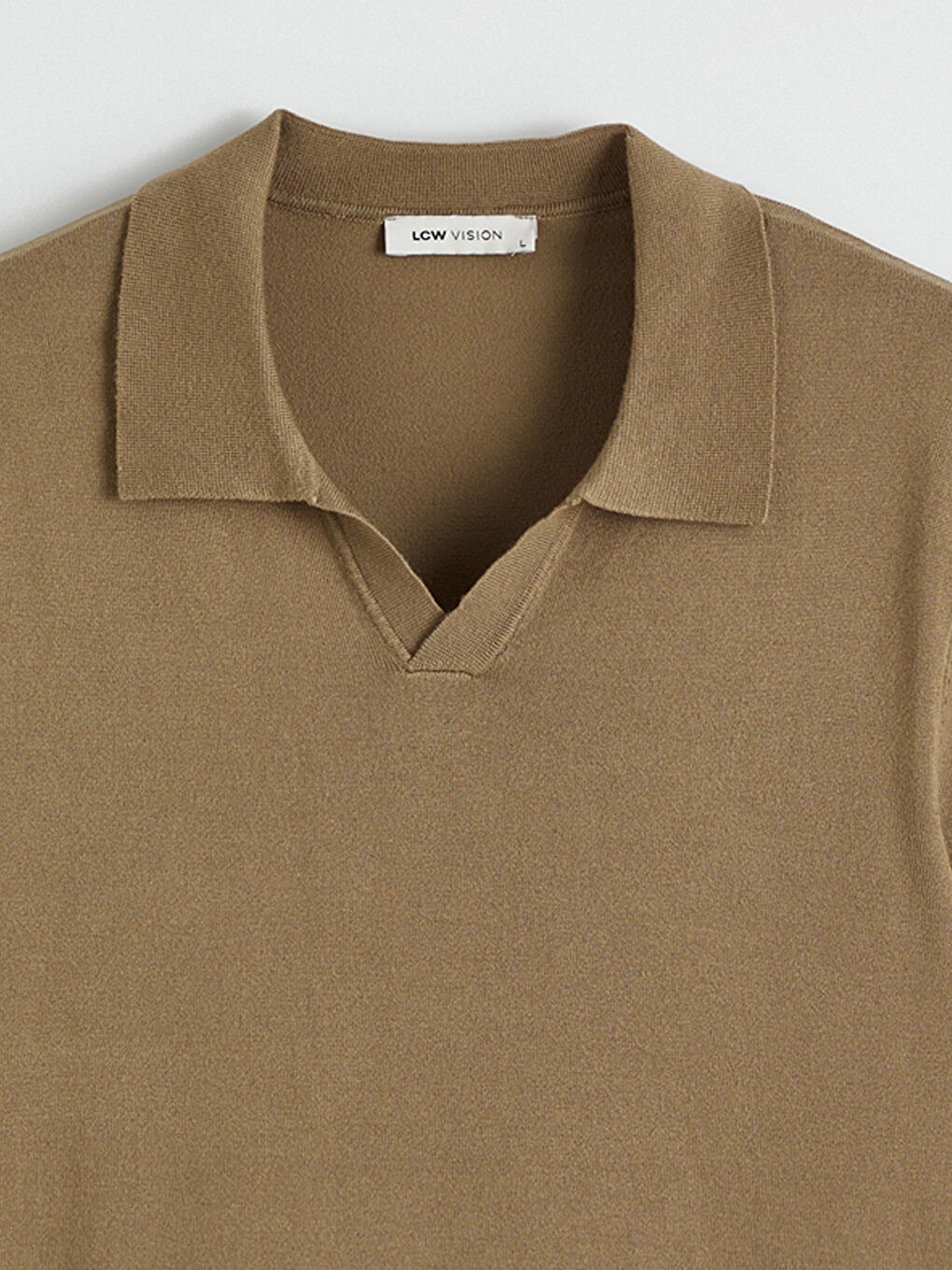 Polo Yaka Erkek Triko Kazak-5