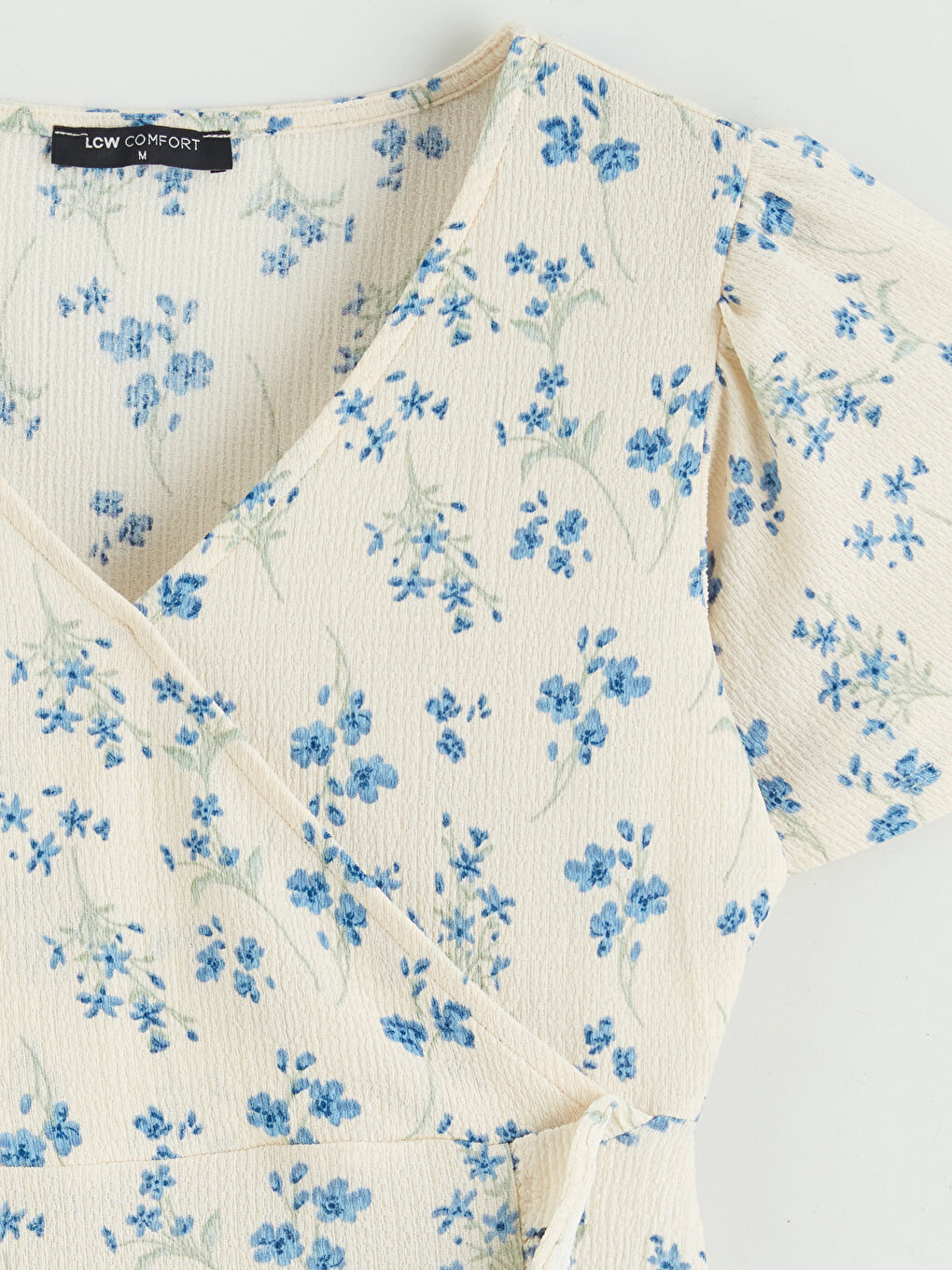 Женщины Голубой Платье-5