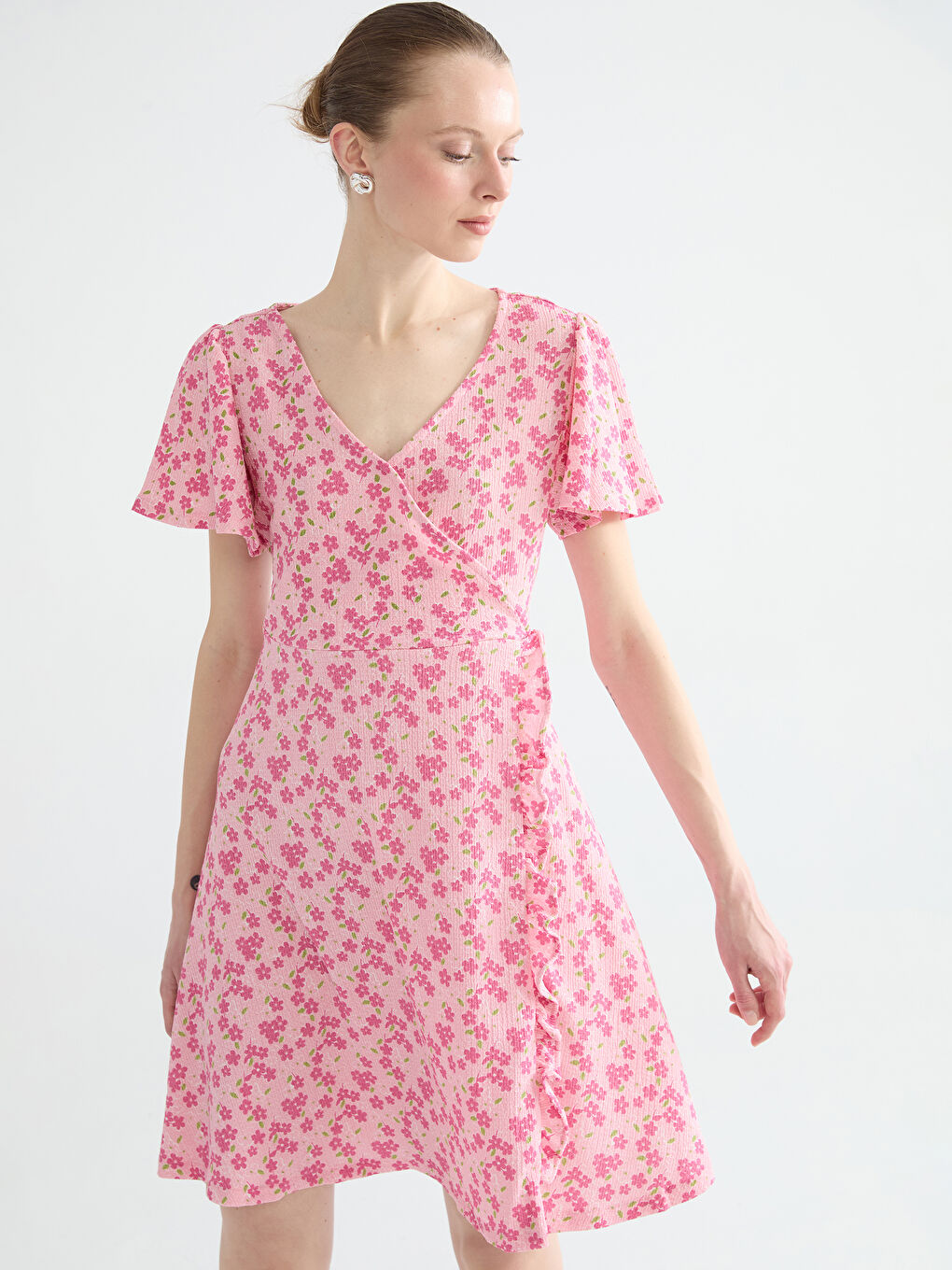 Женщины Красный Платье-1