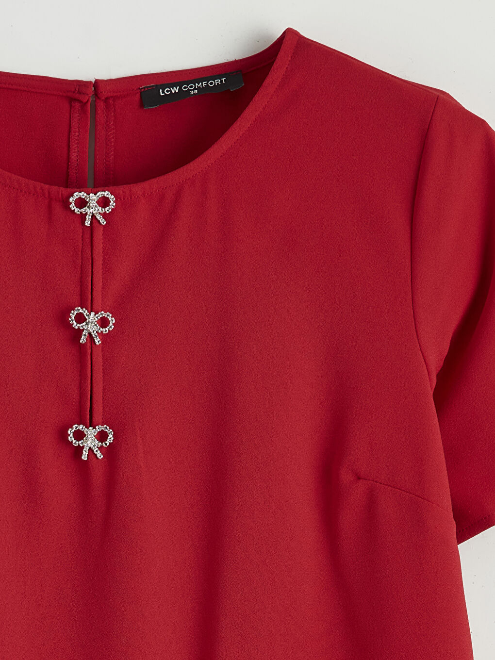 Γυναίκα ΚΟΚΚΙΝΟ Φόρεμα-5