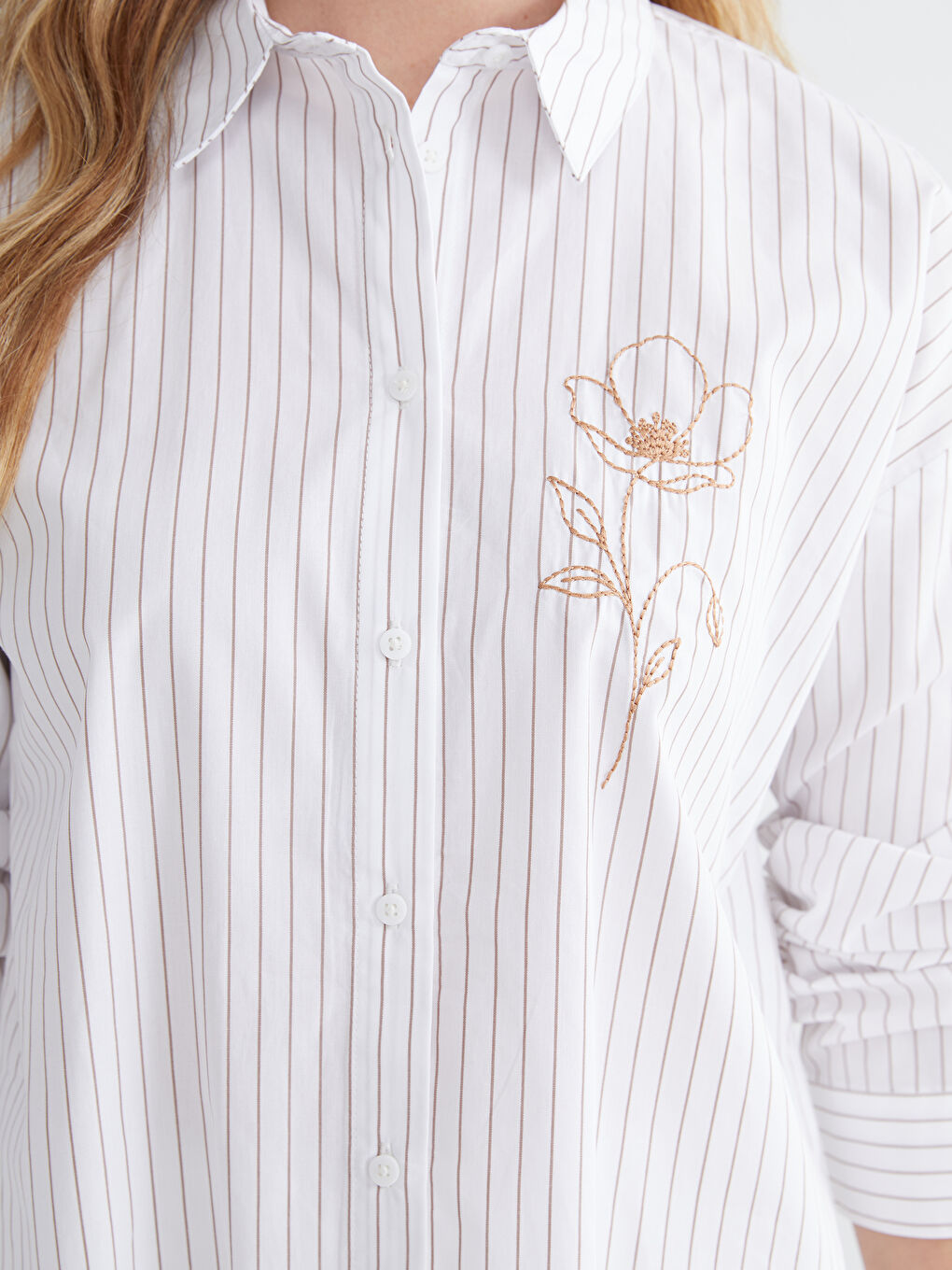 Женщины Коричневый Рубашка-2