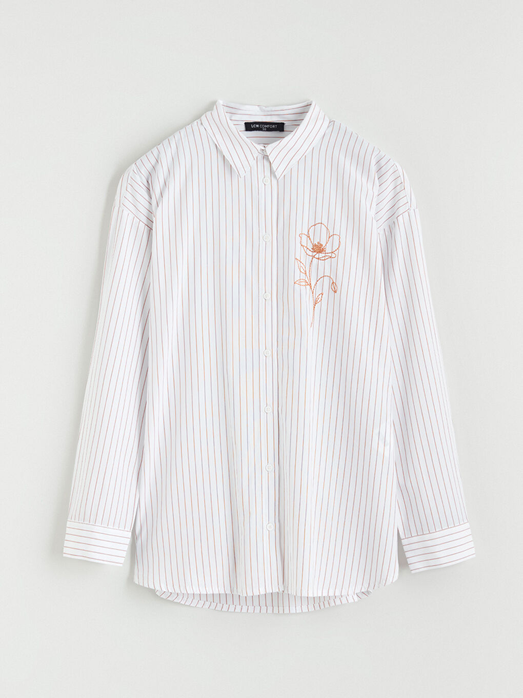 Женщины Коричневый Рубашка-4