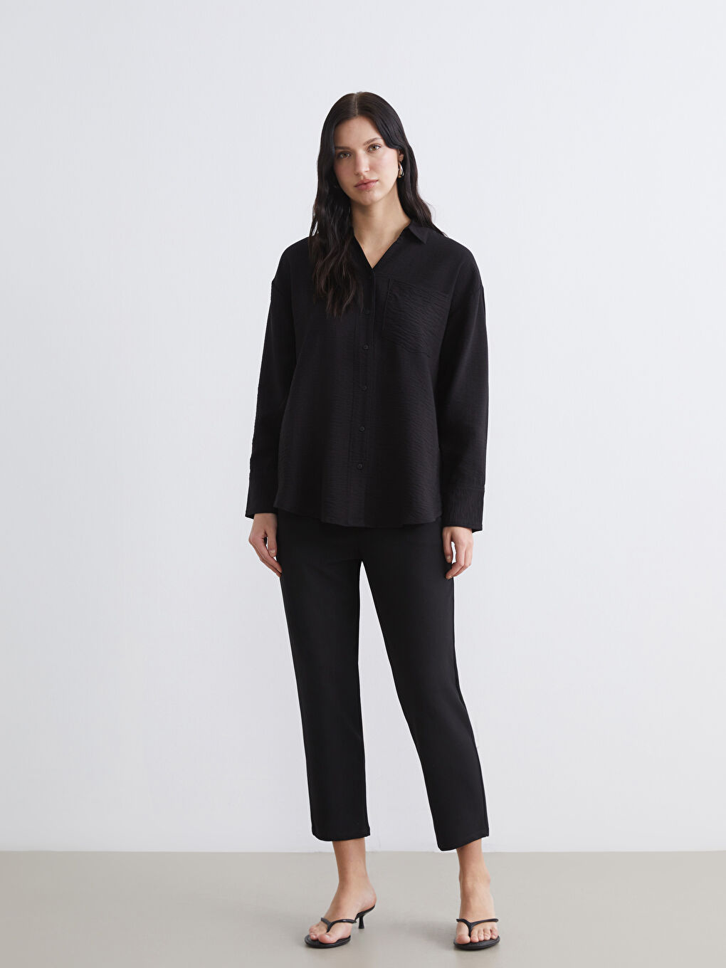 Textured Women's Shirt-1