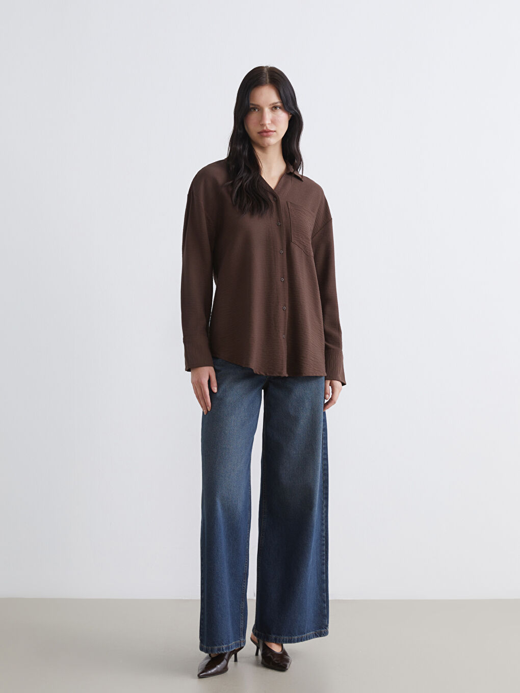 قميص حريمي بنقشة مميزة-1