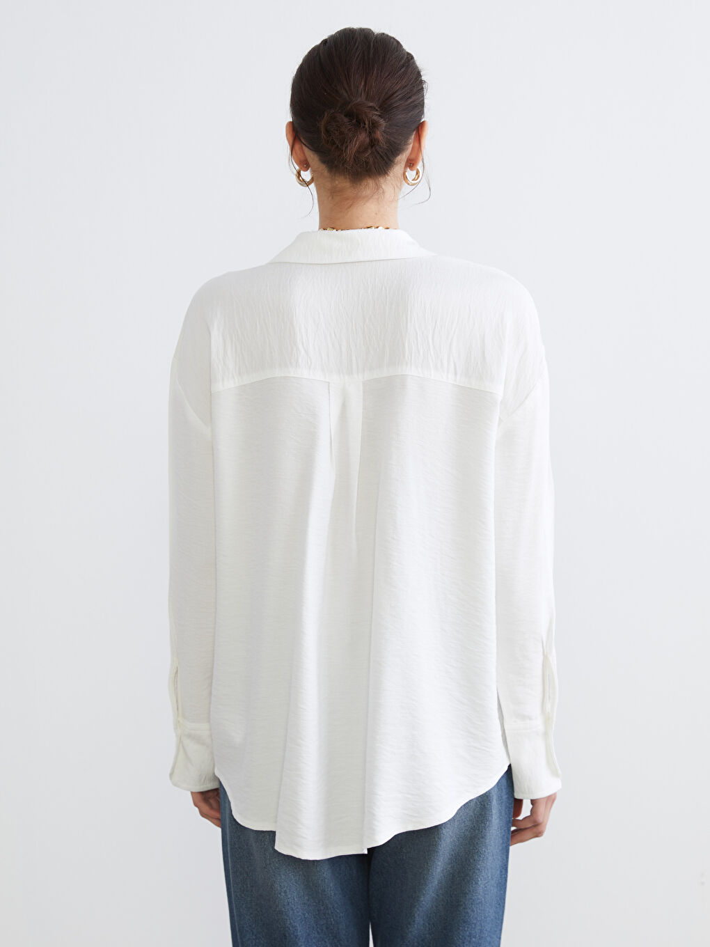 Фактурная женская рубашка-3