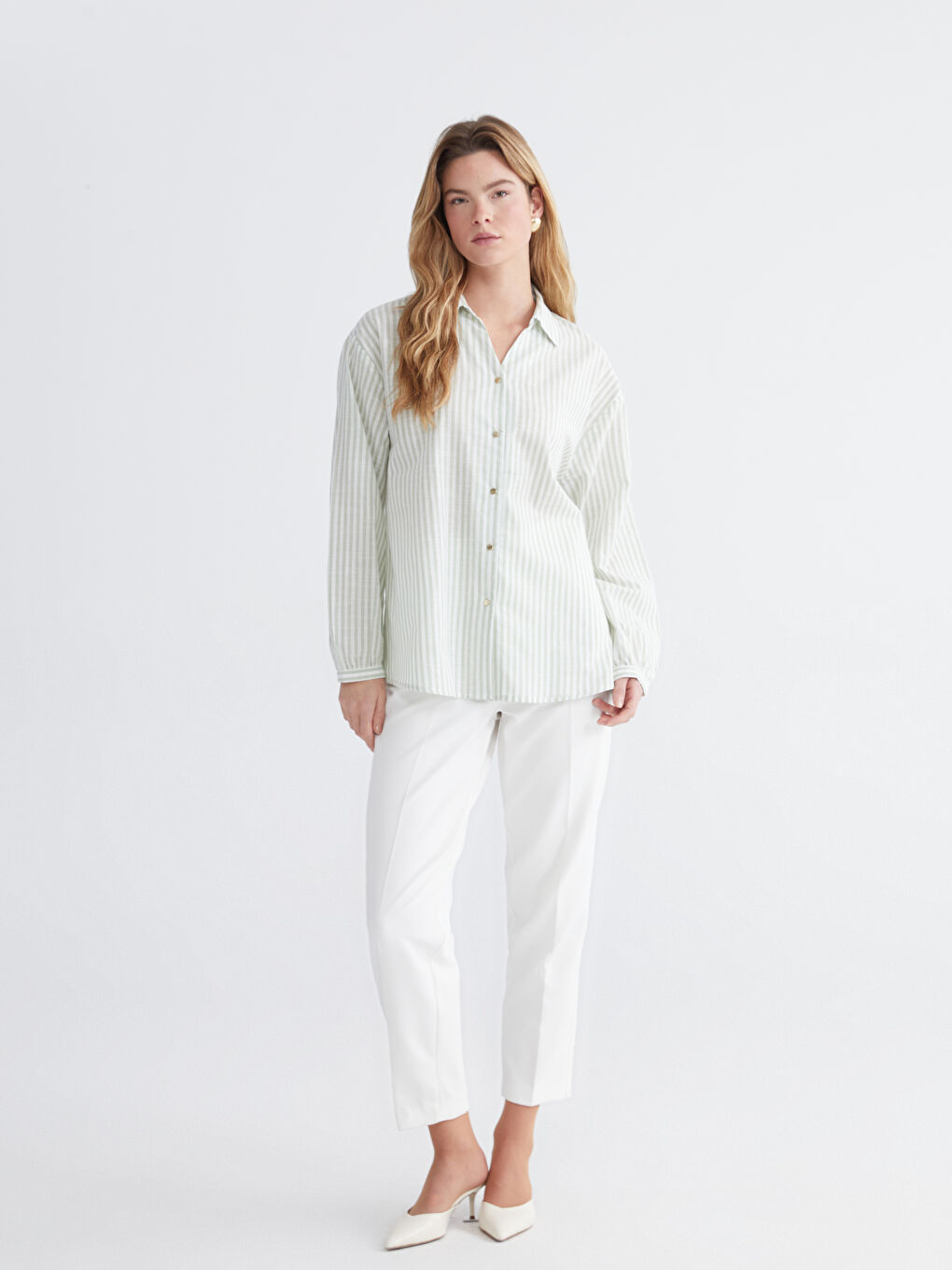 Striped Women's Shirt-1