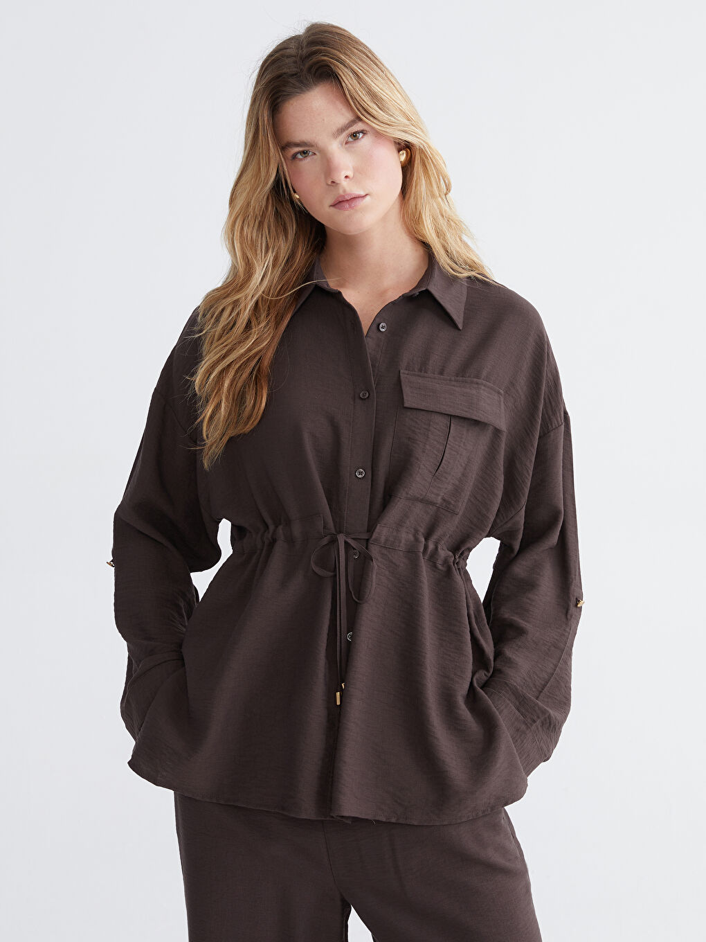 Ruched Women's Shirt