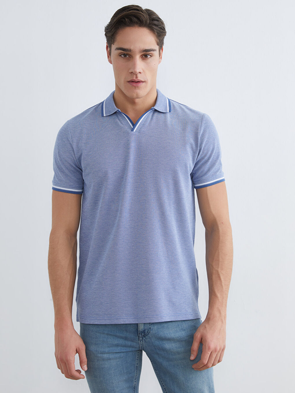 Мужская футболка-поло из пике