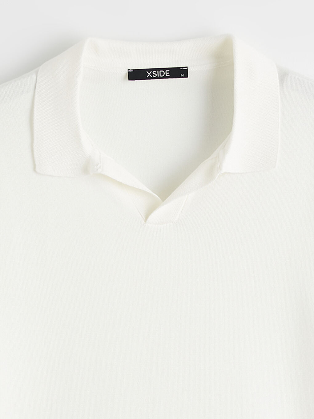 Ekru Polo Yaka Erkek Triko Kazak-4