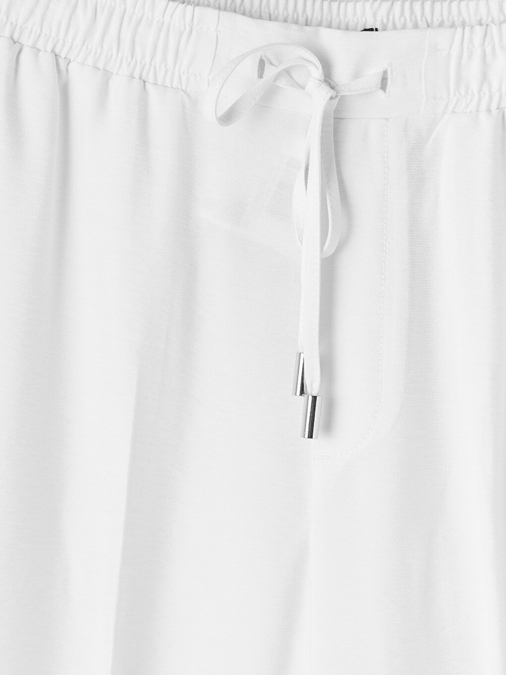 Elastic Waist Carrot Fit Women's Trousers-5