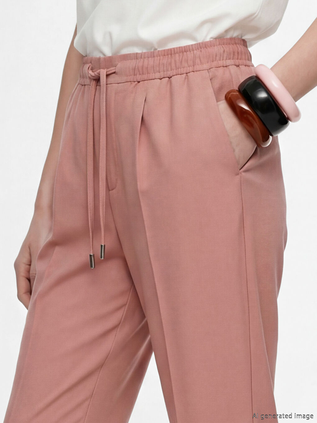 Әйелдер қызғылт Шалбар-2