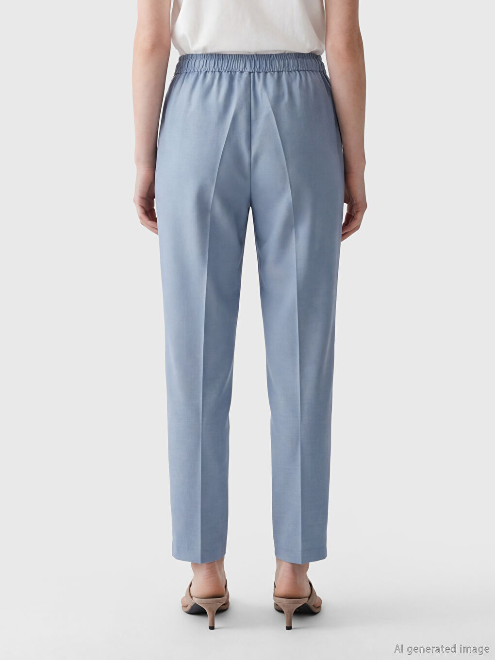 Woman BLUE Trousers-2