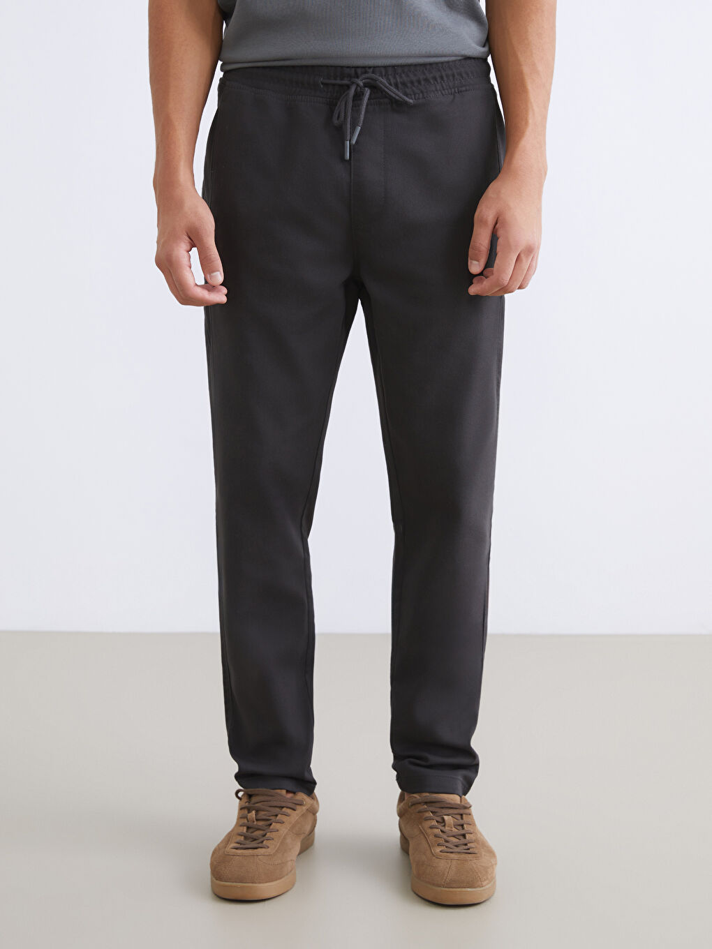 Antrasit Slim Fit Erkek Pantolon-1