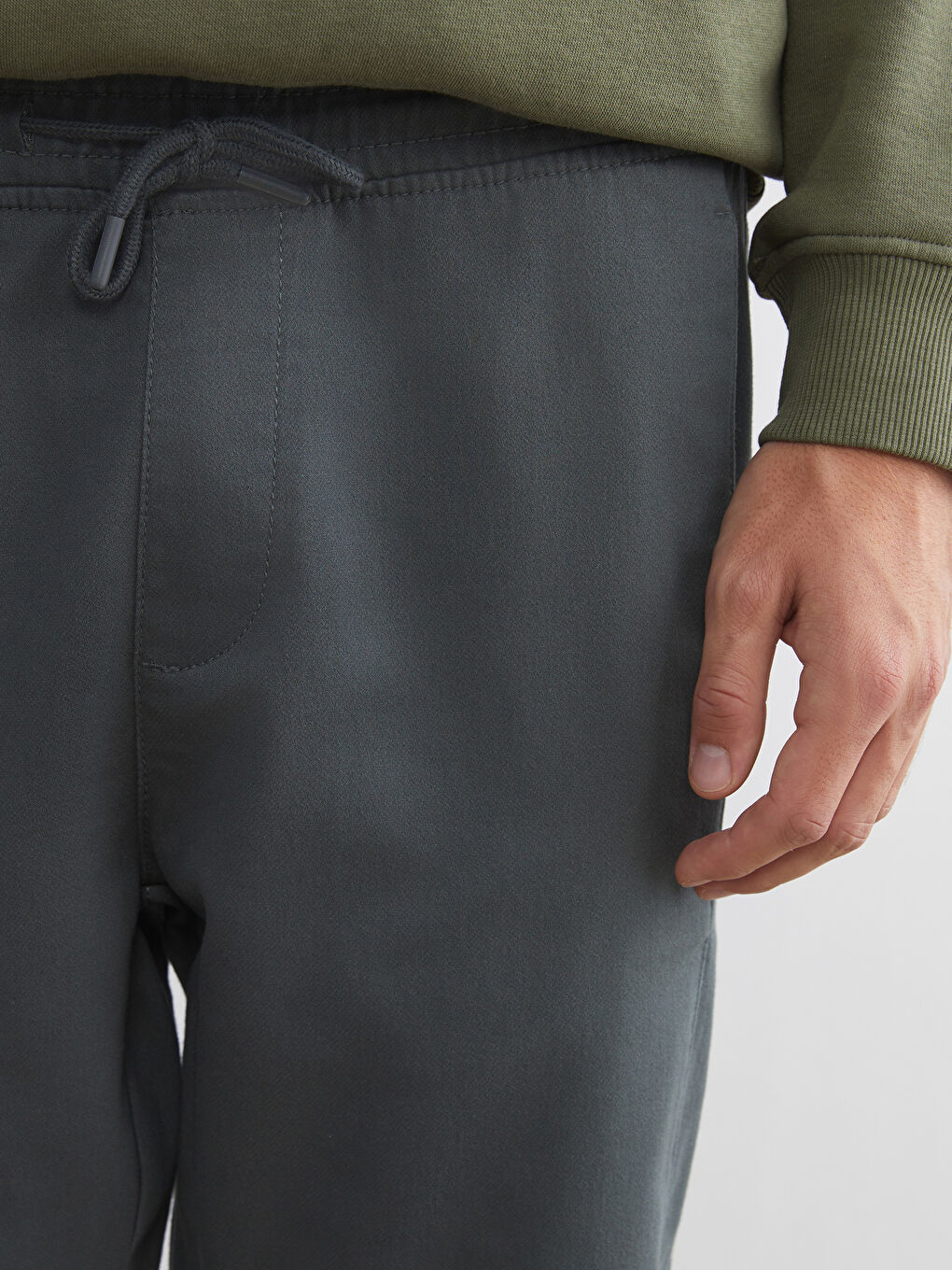 Yeşil Slim Fit Erkek Pantolon-2