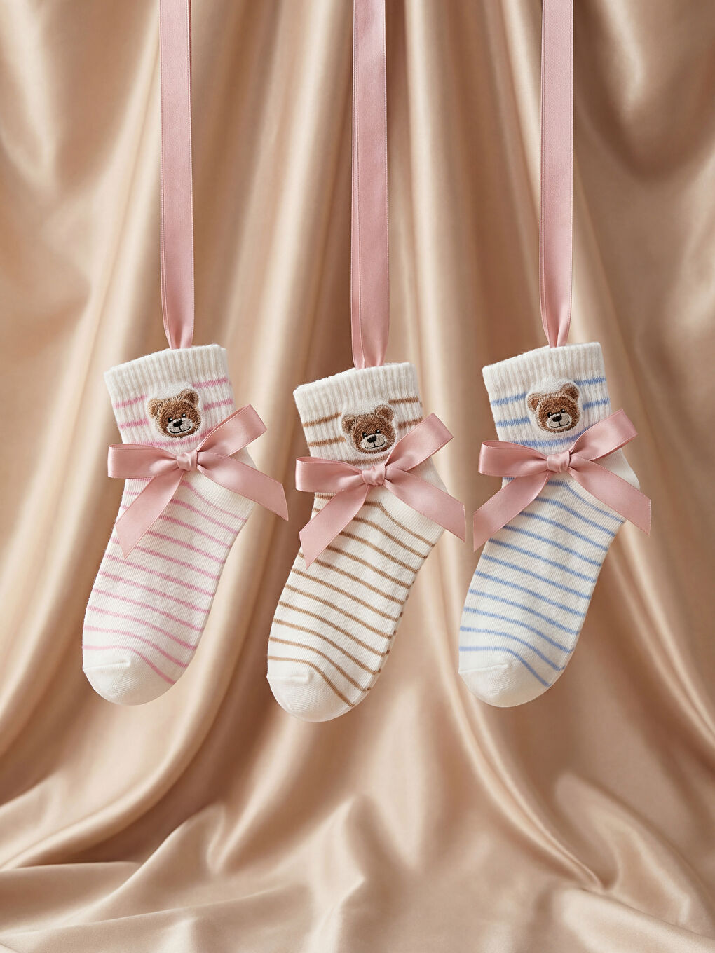 Женщины Розовый Носки до щиколотки